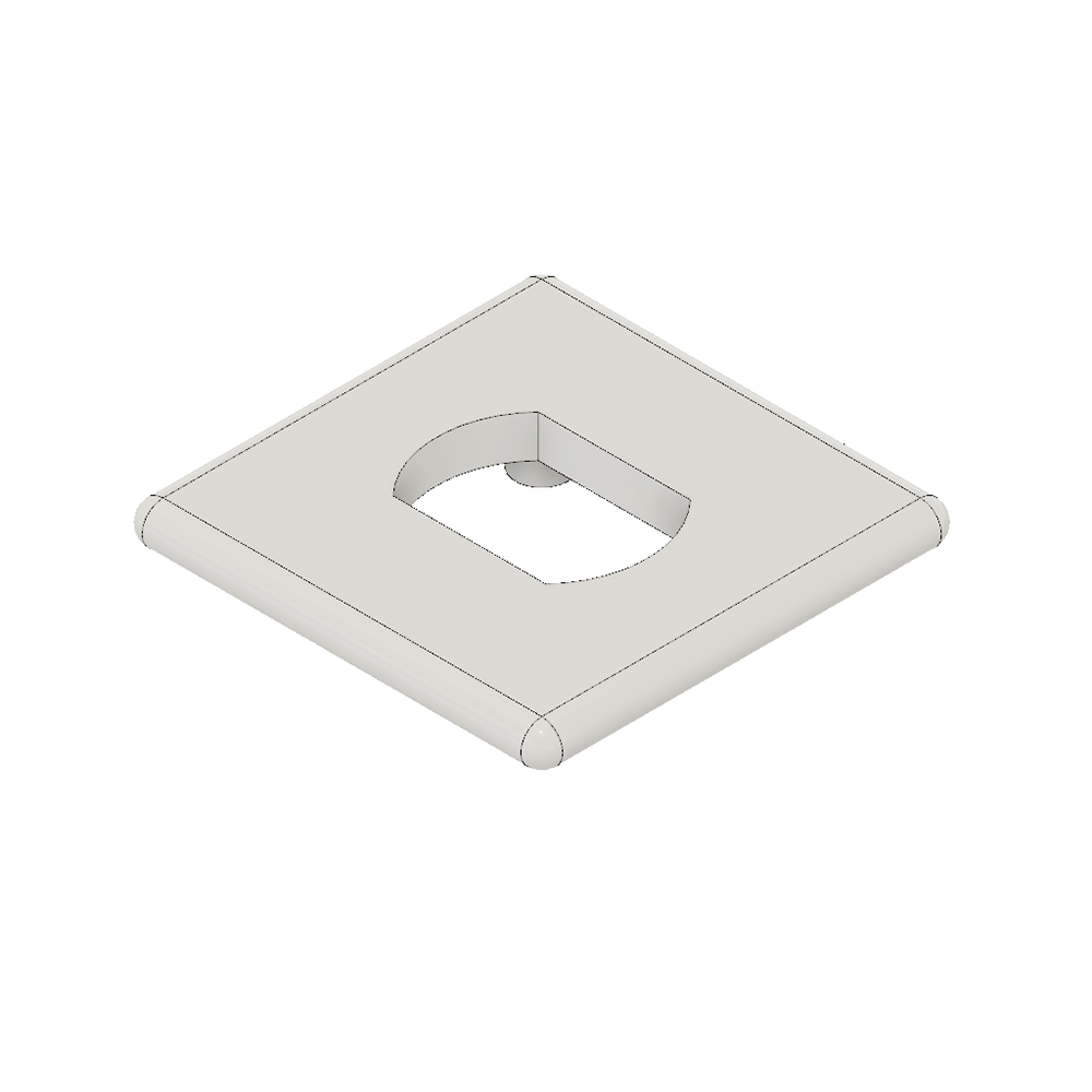 64-012-0 MODULAR SOLUTIONS PANEL CLAMP<br>2MM SPACER FOR 64-010-0